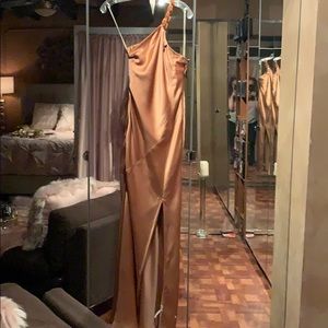 One shoulder Formal gown